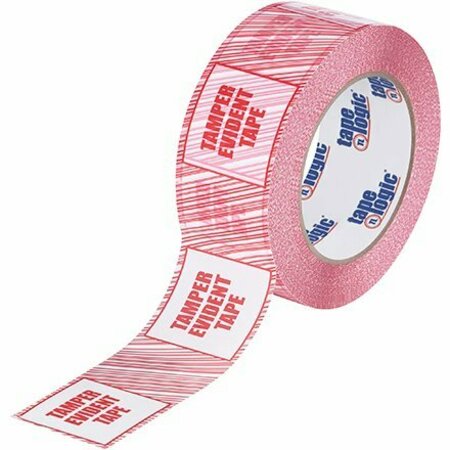 BSC PREFERRED 2'' x 110 yds. ''Tamper Evident'' Print Tape Logic Security Tape, 6PK T902ST016PK